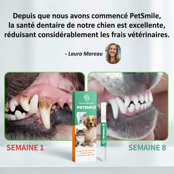 PetSmile™ | Dites adieu à la plaque dentaire et à la mauvaise haleine!